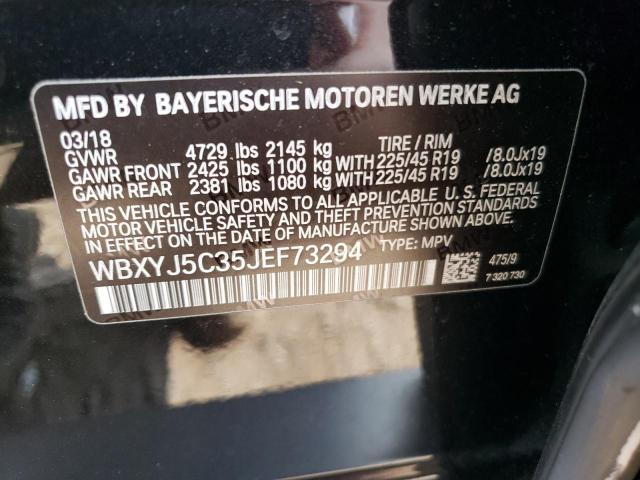 Photo 11 VIN: WBXYJ5C35JEF73294 - BMW X2 XDRIVE2 