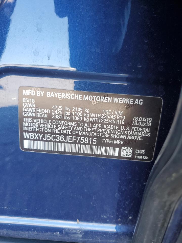 Photo 11 VIN: WBXYJ5C36JEF75815 - BMW X2 