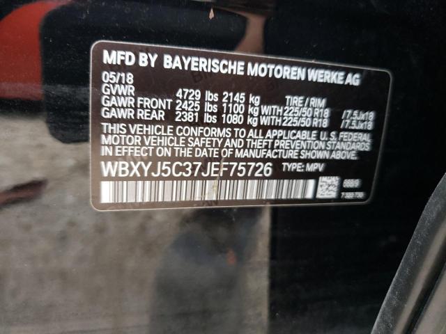 Photo 9 VIN: WBXYJ5C37JEF75726 - BMW X2 XDRIVE2 