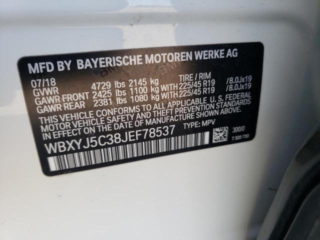 Photo 11 VIN: WBXYJ5C38JEF78537 - BMW X2 XDRIVE2 