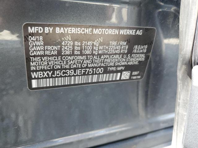 Photo 13 VIN: WBXYJ5C39JEF75100 - BMW X2 XDRIVE2 