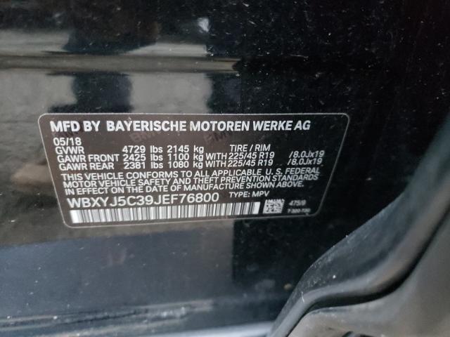 Photo 9 VIN: WBXYJ5C39JEF76800 - BMW X2 XDRIVE2 