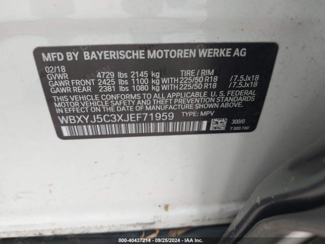 Photo 8 VIN: WBXYJ5C3XJEF71959 - BMW X2 