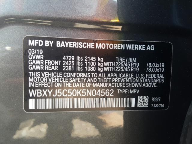 Photo 9 VIN: WBXYJ5C50K5N04562 - BMW X2 