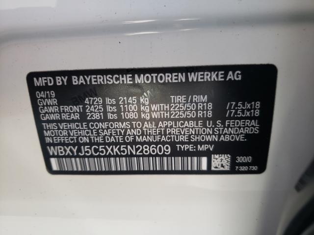 Photo 9 VIN: WBXYJ5C5XK5N28609 - BMW X2 