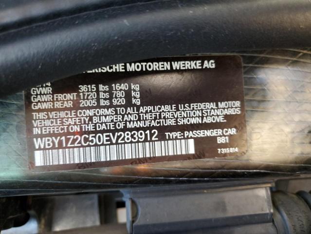 Photo 11 VIN: WBY1Z2C50EV283912 - BMW I SERIES 