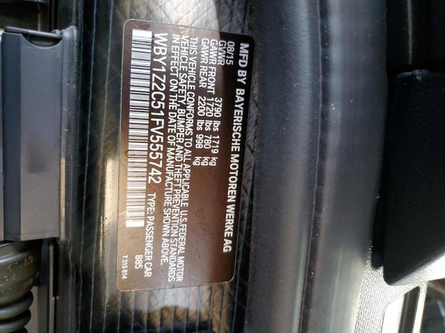 Photo 11 VIN: WBY1Z2C51FV555742 - BMW I SERIES 