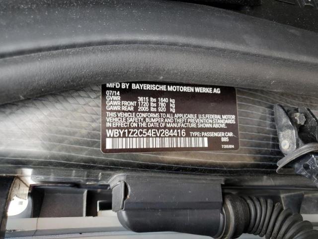 Photo 9 VIN: WBY1Z2C54EV284416 - BMW I3 BEV 