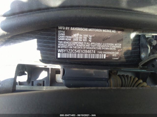 Photo 8 VIN: WBY1Z2C54EV284674 - BMW I3 