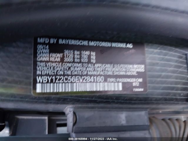 Photo 8 VIN: WBY1Z2C56EV284160 - BMW I3 