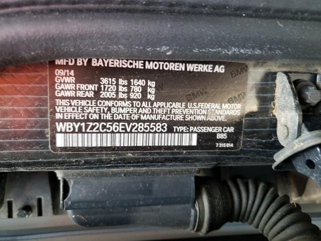 Photo 9 VIN: WBY1Z2C56EV285583 - BMW I3 