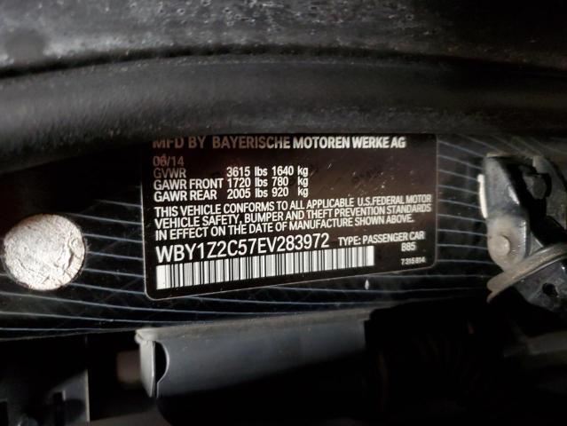 Photo 12 VIN: WBY1Z2C57EV283972 - BMW I3 