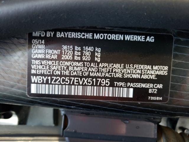 Photo 9 VIN: WBY1Z2C57EVX51795 - BMW I3 BEV 