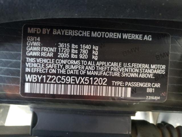 Photo 9 VIN: WBY1Z2C59EVX51202 - BMW I3 BEV 