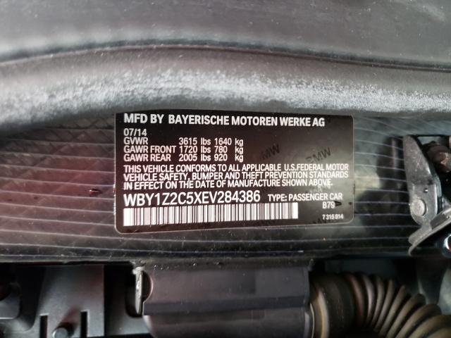 Photo 9 VIN: WBY1Z2C5XEV284386 - BMW I3 BEV 