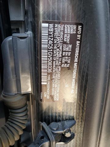 Photo 12 VIN: WBY1Z4C51GV508336 - BMW I3 REX 