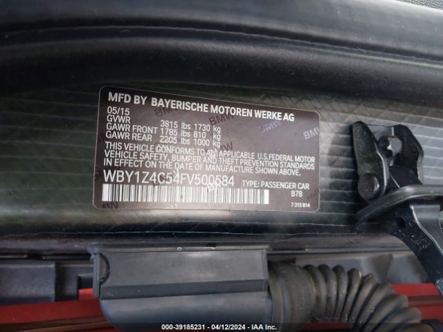 Photo 8 VIN: WBY1Z4C54FV500584 - BMW I3 