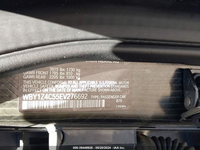 Photo 8 VIN: WBY1Z4C55EV276692 - BMW I3 