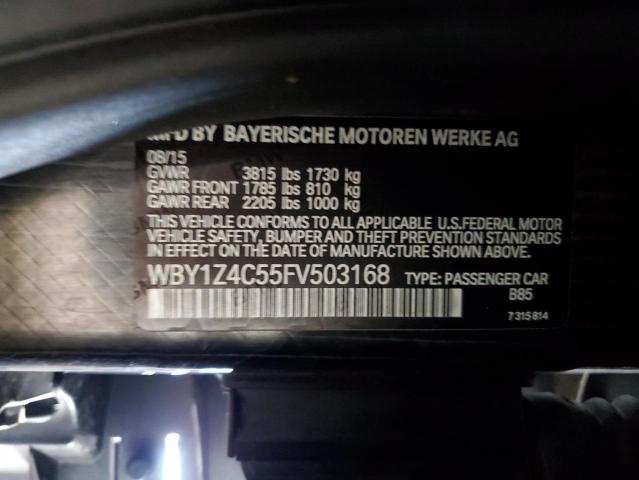 Photo 12 VIN: WBY1Z4C55FV503168 - BMW I SERIES 