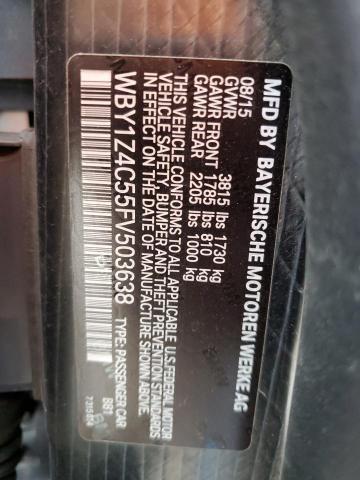 Photo 11 VIN: WBY1Z4C55FV503638 - BMW I SERIES 