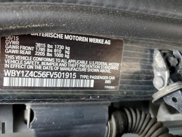 Photo 12 VIN: WBY1Z4C56FV501915 - BMW I SERIES 