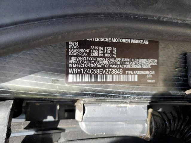 Photo 11 VIN: WBY1Z4C58EV273849 - BMW I3 REX 