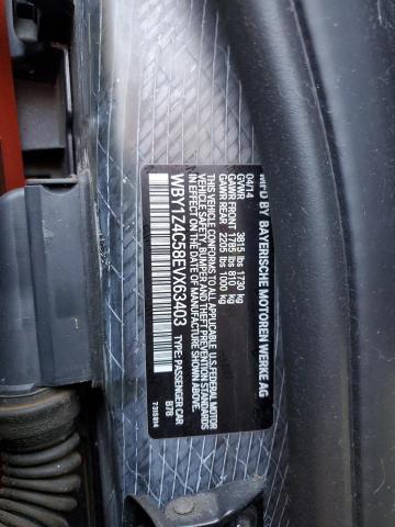 Photo 11 VIN: WBY1Z4C58EVX63403 - BMW I3 REX 