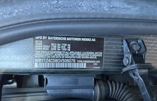 Photo 9 VIN: WBY1Z4C58GV506079 - BMW I3 REX 