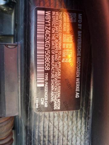 Photo 11 VIN: WBY1Z4C5XGV508058 - BMW I3 REX 