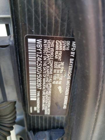 Photo 11 VIN: WBY1Z4C5XGV508397 - BMW I3 REX 