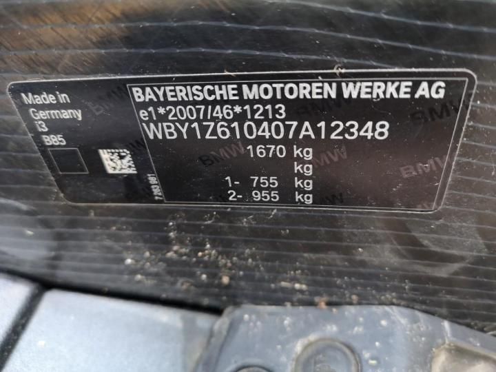 Photo 12 VIN: WBY1Z610407A12348 - BMW I3 