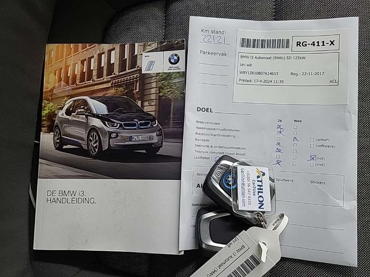 Photo 12 VIN: WBY1Z610807A14653 - BMW I3 