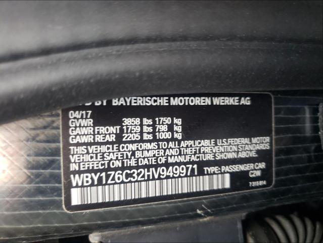 Photo 9 VIN: WBY1Z6C32HV949971 - BMW I3 