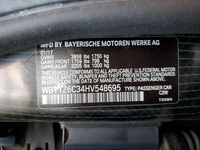 Photo 11 VIN: WBY1Z6C34HV548695 - BMW I3 