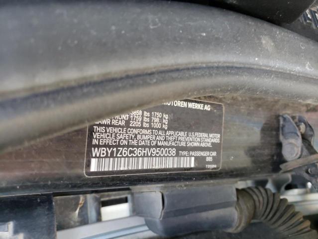 Photo 12 VIN: WBY1Z6C36HV950038 - BMW I3 BEV 