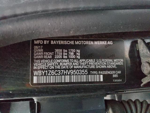 Photo 9 VIN: WBY1Z6C37HV950355 - BMW I3 BEV 