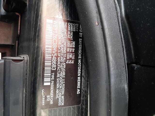 Photo 12 VIN: WBY1Z6C38HV548683 - BMW I3 BEV 