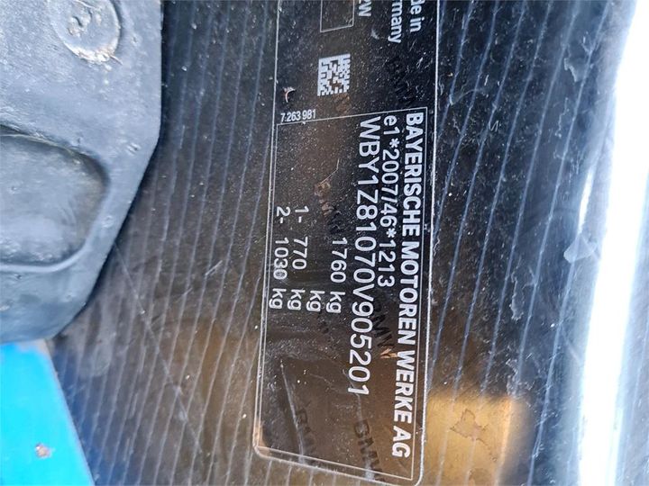 Photo 4 VIN: WBY1Z81070V905201 - BMW I3 