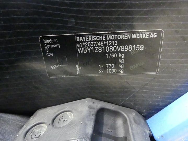 Photo 3 VIN: WBY1Z81080V898159 - BMW I3 