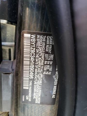 Photo 11 VIN: WBY1Z8C34HV890496 - BMW I3 REX 