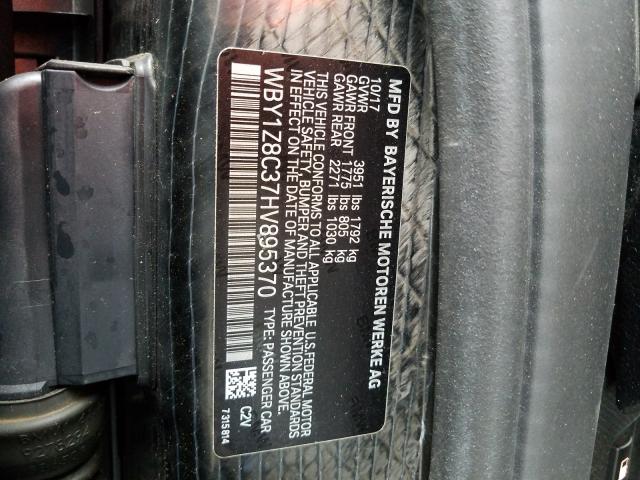 Photo 9 VIN: WBY1Z8C37HV895370 - BMW I3 REX 