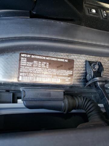 Photo 9 VIN: WBY1Z8C51HV889324 - BMW I3 REX 