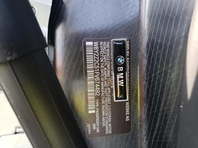 Photo 12 VIN: WBY2Z2C51FV674492 - BMW I8 