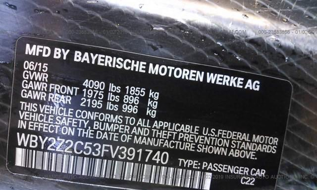 Photo 8 VIN: WBY2Z2C53FV391740 - BMW I8 