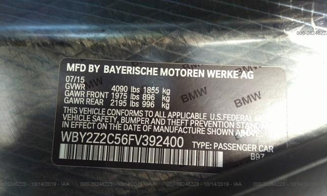 Photo 8 VIN: WBY2Z2C56FV392400 - BMW I8 