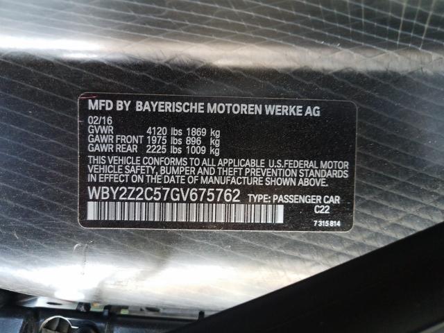 Photo 9 VIN: WBY2Z2C57GV675762 - BMW I8 