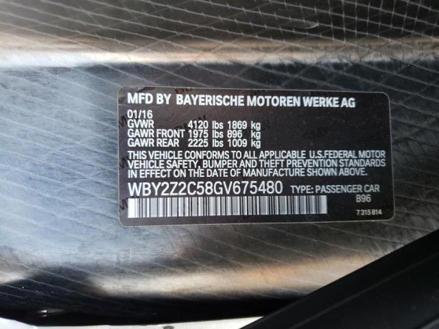 Photo 9 VIN: WBY2Z2C58GV675480 - BMW I8 