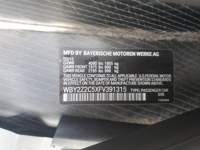 Photo 12 VIN: WBY2Z2C5XFV391315 - BMW I8 