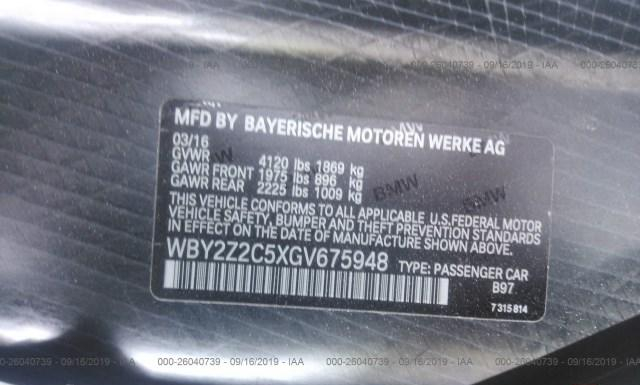 Photo 8 VIN: WBY2Z2C5XGV675948 - BMW I8 