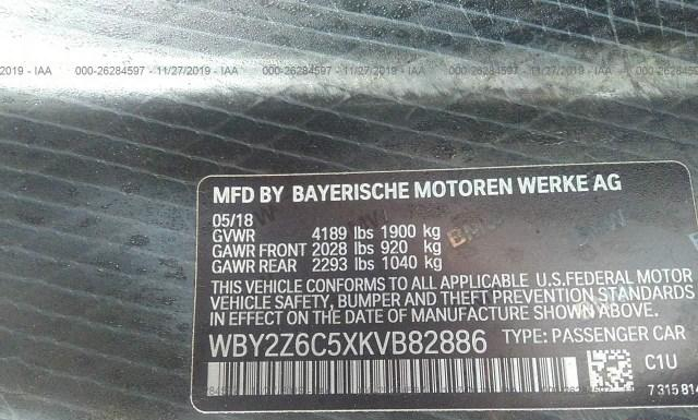 Photo 8 VIN: WBY2Z6C5XKVB82886 - BMW I8 